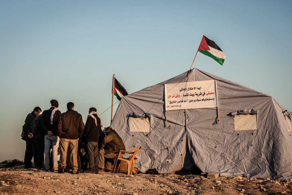 beit iksa al khamana palestine israel protest west bank tent camp